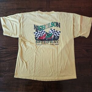 Vintage Nicholson Speedway Chestertown MD Go Kart Racing T-Shirt - Men's XL